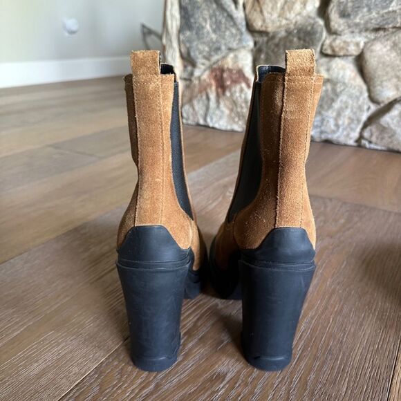 Marc Fisher LTD Ramio Pull On Chelsea Boot in Dark Natural - Picture 6 of 8